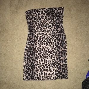 Cheetah print bodycon minidress